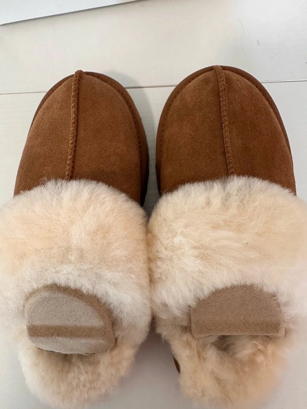 UGG Women's Chestnut Sheepskin Clog Slippers